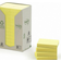 3M Post-it Recycled Notes Canary 51x38mm