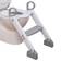 DreamBaby Scaletta per WC grigio/bianco