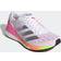 Adidas Adizero Boston 9 W - Cloud White/Silver Metallic/Screaming Pink