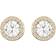 Swarovski Angelic Earrings - Gold/Transparent