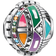 Thomas Sabo Bead symbole du soleil multicolore K0313-340-7 vert/orange/argenté/turquoise/violet/blanc