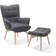 Beliani Vejle with Footstool Fauteuil 100cm