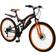 BOSS Black Ice 26 inch - Black and Orange Kids Bike