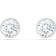 Swarovski Tennis Pierced Stud - Silver/White