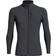 Icebreaker Merino Descender Long Sleeve Zip Jacket - Jet Heather/Black