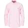 Polo Ralph Lauren Slim Fit Striped Oxford Shirt - Pink/White