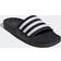 Adidas Adilette Boost Slides - Black White Stripes