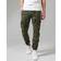 Urban Classics Camo Cargo Jogging Pants - Olive Camo