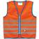 Wowow Reflex-Kinderweste Fun Jacket, Orange, Gr.M