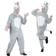 Widmann Donkey Adult Costume Jumpsuit with Mask