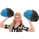 Widmann Pom Pom Black/Blue