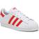 adidas Superstar - Cloud White/Vivid Red/Gold Metallic