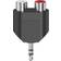Hama 3.5mm - 2RCA M-F Adapter
