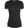 Icebreaker Women's Sphere Short Sleeve Low Crewe T-shirt - Black Heather