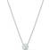 Swarovski Angelic Round Necklace - Silver/White