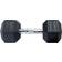 DKN Rubber Hex Dumbbell 12.5kg