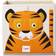 3 Sprouts Storage Box Orange Tiger