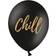 PartyDeco Latex Ballons Candy Bar, Chill, Dance Floor, Drinks, Photo Booth Black/Gold 5-pack