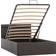 vidaXL Hydraulic Storage Bed with LED Bettrahmen