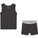 Minymo Bamboo Underklädesset - Dark Grey Melange (4721260125)