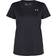 Under Armour Maglia a Maniche Corte Donna - Black/Metallic Argento