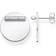 Thomas Sabo Together Disc Ear Studs - Silver/White