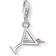 Thomas Sabo Charm Club Cocktail Charm Pendant - Silver/White/Red