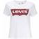 Levi's Tee-shirt col rond sérigraphié en coton - Beige