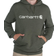 Carhartt Force Delmont Graphic Hooded Sweatshirt - Moss Heather