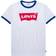 Levi's Kid's Batwing Ringer Tee - White/White (865850105)