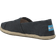 Toms Black Washed Canvas Alpargata Female