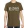 HUGO BOSS T-shirt RN Donkergroen Katoen - Heren