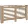 vidaXL Cache-radiateur 152x19x81 cm MDF Marron