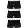 DSquared2 Set da tre boxer neri da uomo con logo