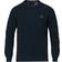 Gant Cotton Pique Crew Neck Sweater - Evening Blue