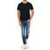 Replay T-shirt da Uomo a Maniche Corte con Girocollo - Blu