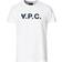 A.P.C. VPC Logo T-Shirt - White/Dark Navy Men's