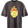 Palm Angels Burning Smiley T-Shirt - Washed Black