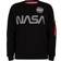 Alpha Industries NASA Reflective Crew Sweat - Black Men's