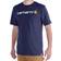 Carhartt Core Logo Workwear Short-Sleeve T-shirt - Navy