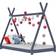 vidaXL Kid's Bed Frame Grey Solid Pine Wood 80x160cm 86x168cm