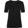 Whistles Rosa Double Trim T-shirt - Black