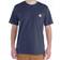 Carhartt T-Shirt Pesante K87 Con Taschino - Navy