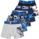 CR7 Boys Tights 5-pack - Black/Blue/Gray (8405-5100-2500)