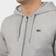 Lacoste Men's Sport Lightweight Bi-Material Hoodie - Grey Chine/Light Grey