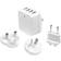 StarTech StarTech.com USB4PACWH White 4-Port USB Wall Charger International Travel 34W/6.8A