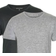 Minymo Basic T-shirt 2-Pack - Anthracite Black (3932-193)