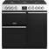 Stoves S900GSS Stainless Steel, Black