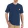 Carhartt Tee-shirt Poche Poitrine - Bleu Foncé