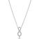 Swarovski Infinity Necklace - Silver/White